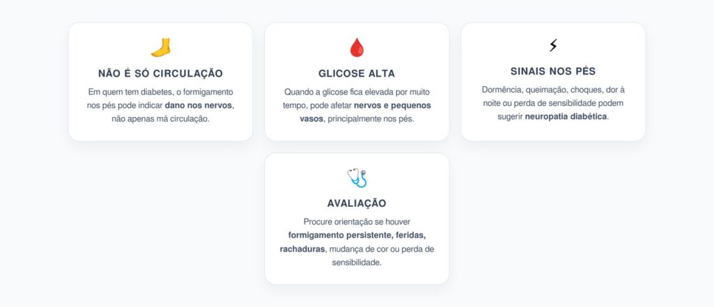 Formigamento nos Pés no Diabetes: Sinal de Alerta para Neuropatia Diabética