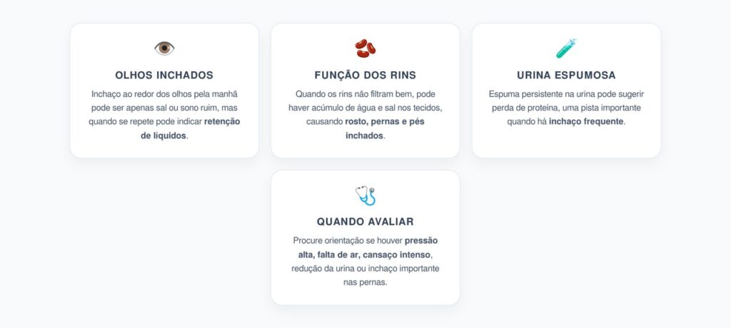 Rosto Inchado ao Acordar: Sinais que Podem Apontar para Retenção nos Rins