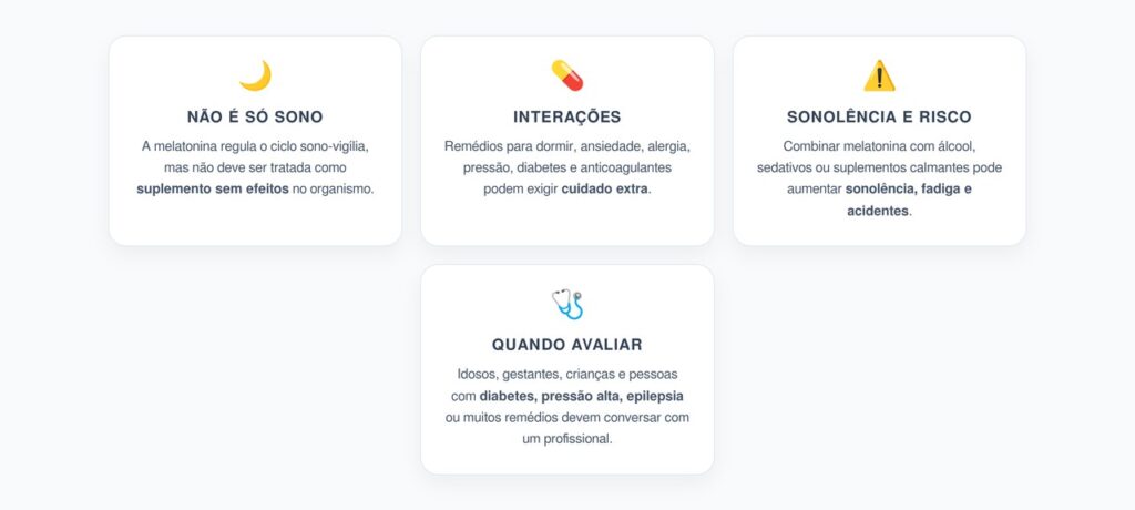 Melatonina: Interações com Remédios que Exigem Cuidado