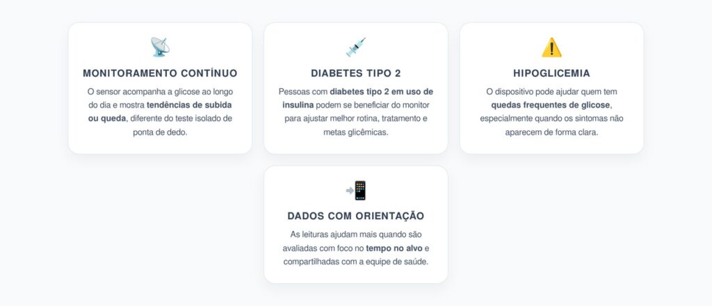 Medidor Contínuo de Glicose: Quem Pode se Beneficiar Além do Diabetes Tipo 1