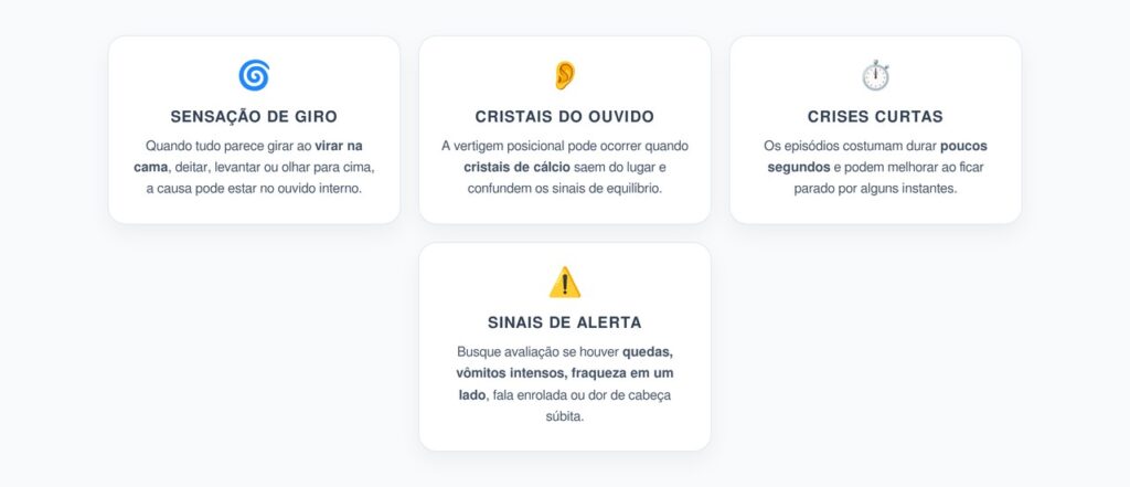 Tontura ao Virar na Cama: Sinais de Cristais no Ouvido
