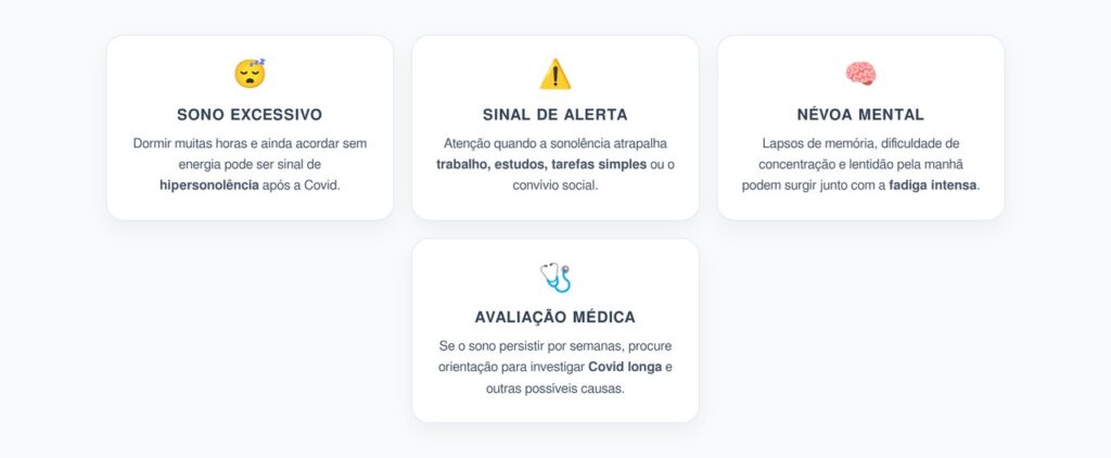 Sono Excessivo Depois da Covid: Sinais de Alerta da Covid Longa