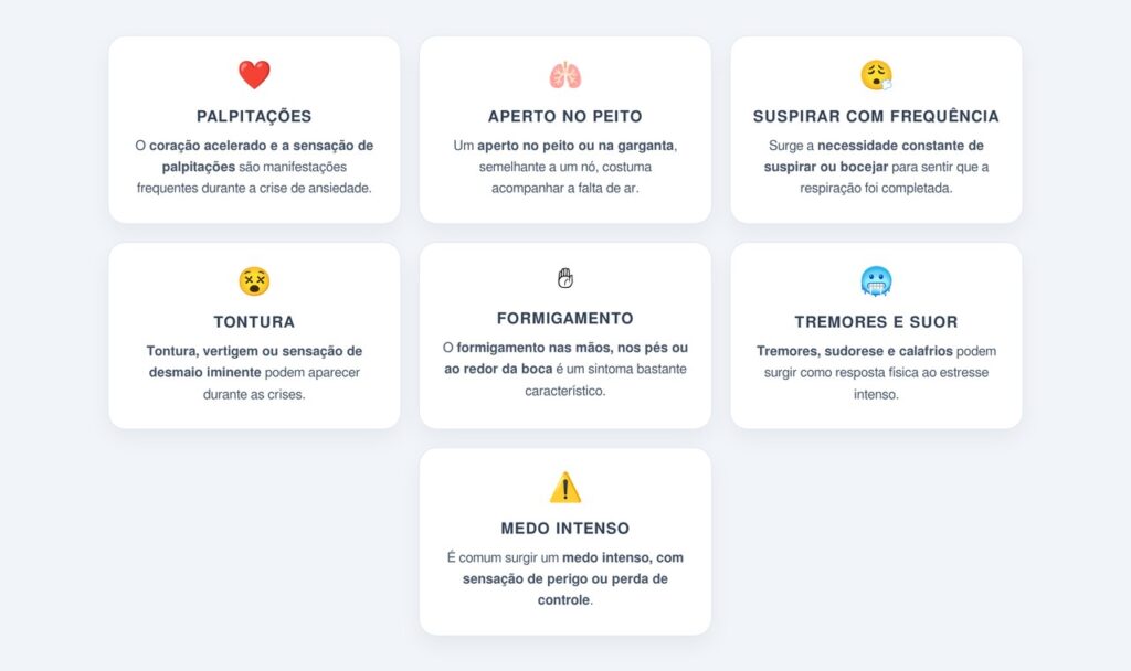 Quais sintomas costumam acompanhar essa falta de ar?