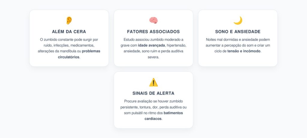 Zumbido Constante: Quando Não é Cera e Precisa de Investigação