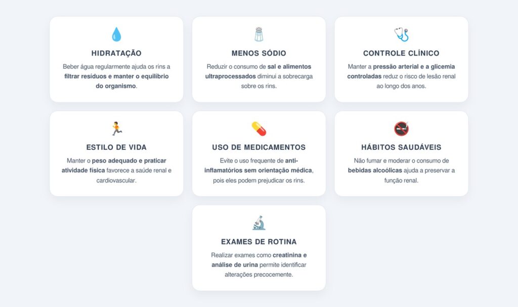 Quais hábitos protegem os rins no dia a dia?