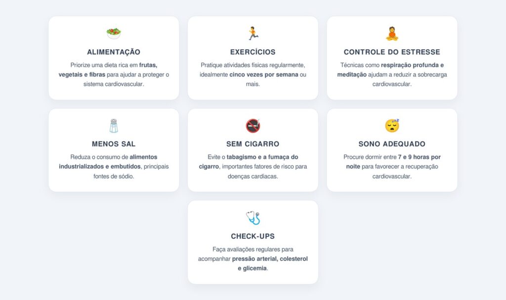 Quais hábitos diários fazem diferença para o coração?