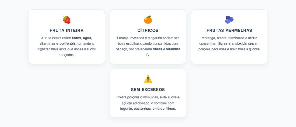 Frutas Para Glicose: Cítricos e Frutas Vermelhas no Controle do Açúcar
