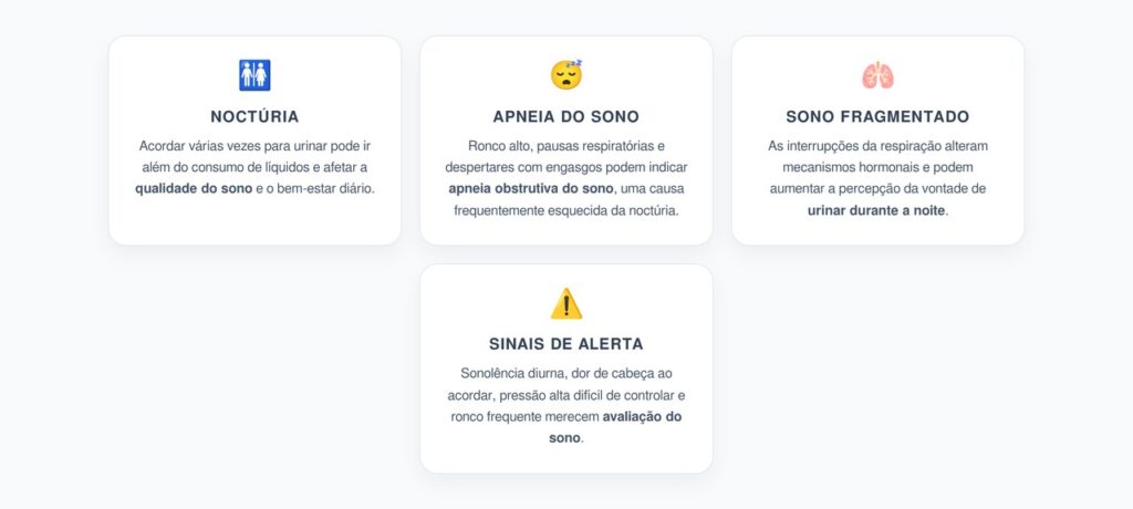 Noctúria e Apneia do Sono: Quando Acordar Para Urinar Vai Além da Água