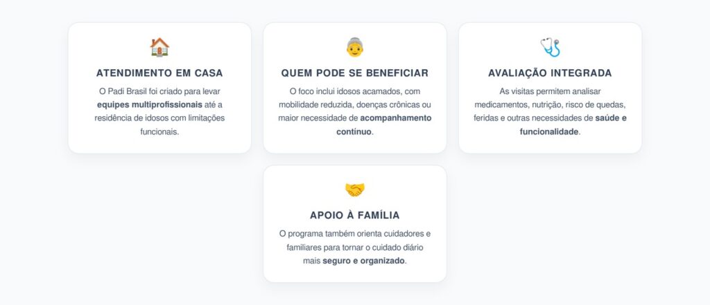 Padi Brasil: O Novo Programa de Cuidado Domiciliar para Idosos no SUS
