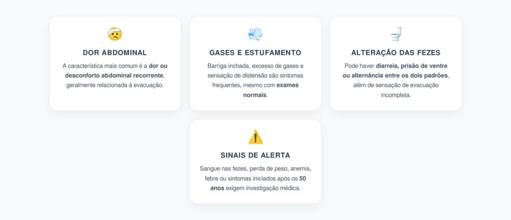 Intestino Irritável: Como Reconhecer Dor, Gases e Alterações nas Fezes