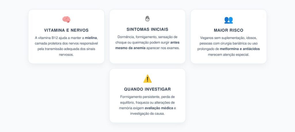 Formigamento nas Mãos e Pés: Quando a Falta de Vitamina B12 Pode Ser a Causa