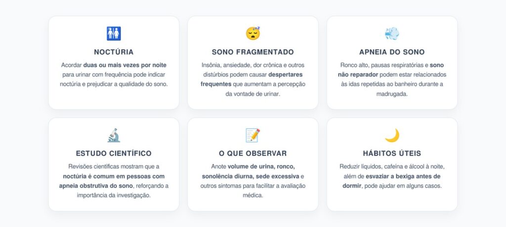 Acordar para Urinar Várias Vezes à Noite: Quando a Causa Pode Estar no Sono e Não Apenas na Bexiga