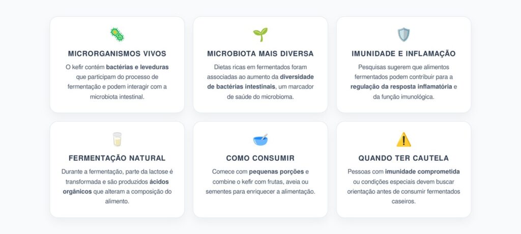 Kefir: O Alimento Fermentado Que Pode Beneficiar a Microbiota e a Saúde Intestinal