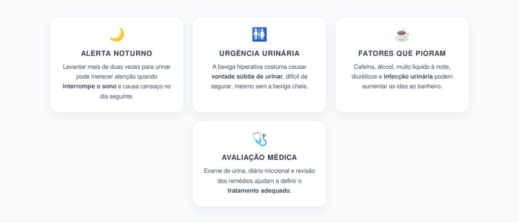 Urinar à Noite Mais de Duas Vezes: Quando Pode Ser Bexiga Hiperativa