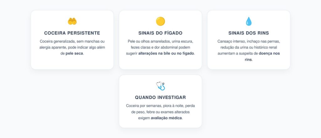Coceira no Corpo Sem Lesões: Quando Fígado e Rins Precisam Ser Avaliados