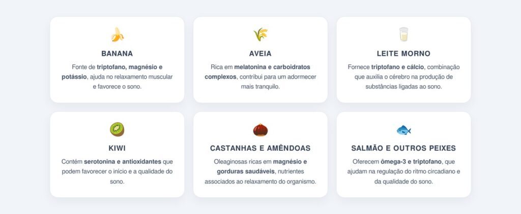 Quais alimentos ajudam a dormir melhor?