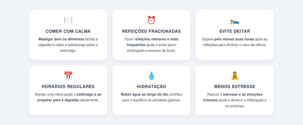 Quais hábitos ajudam a aliviar o estômago no dia a dia?