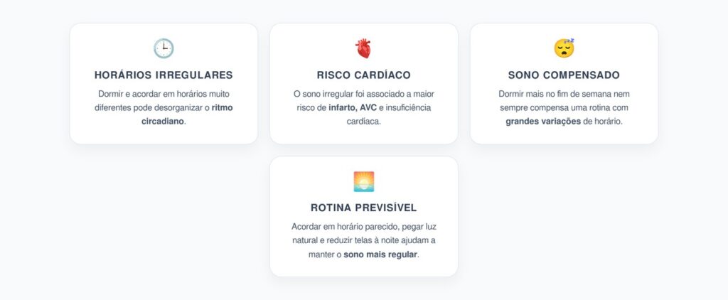 Sono Irregular: O Hábito que Pode Pesar no Coração Mesmo Dormindo o Suficiente