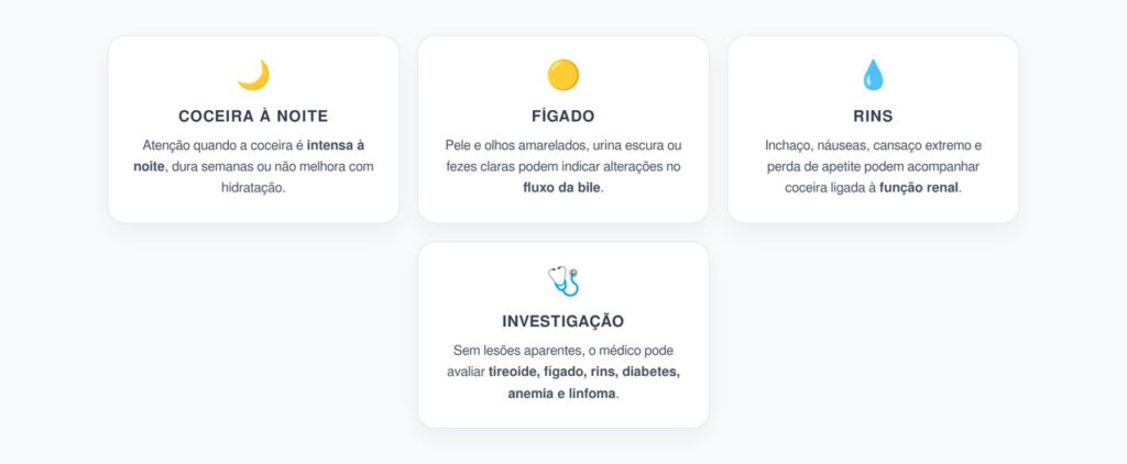 Coceira no Corpo Sem Manchas: Sinais de Alerta no Fígado, Rins e Tireoide