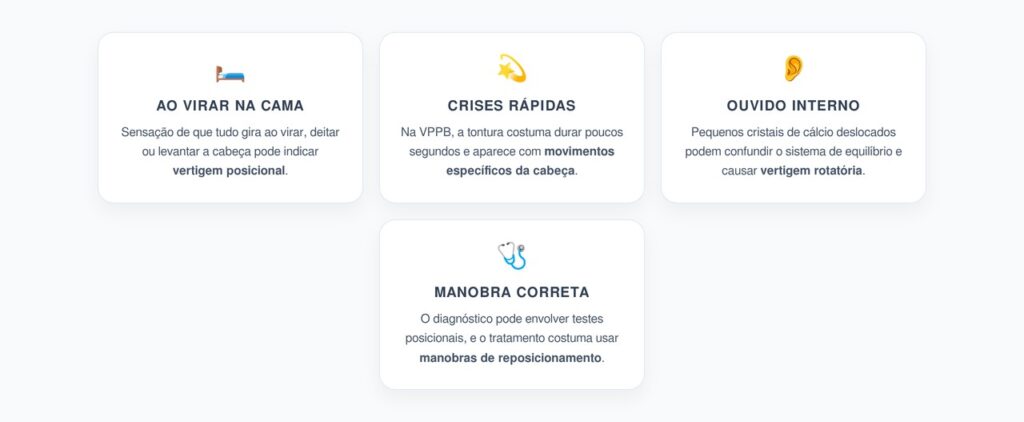 Tontura ao Virar na Cama: Sinais de Vertigem Posicional Benigna