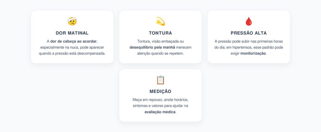 Dor de Cabeça e Tontura ao Acordar: Sinais de Pressão Alta pela Manhã