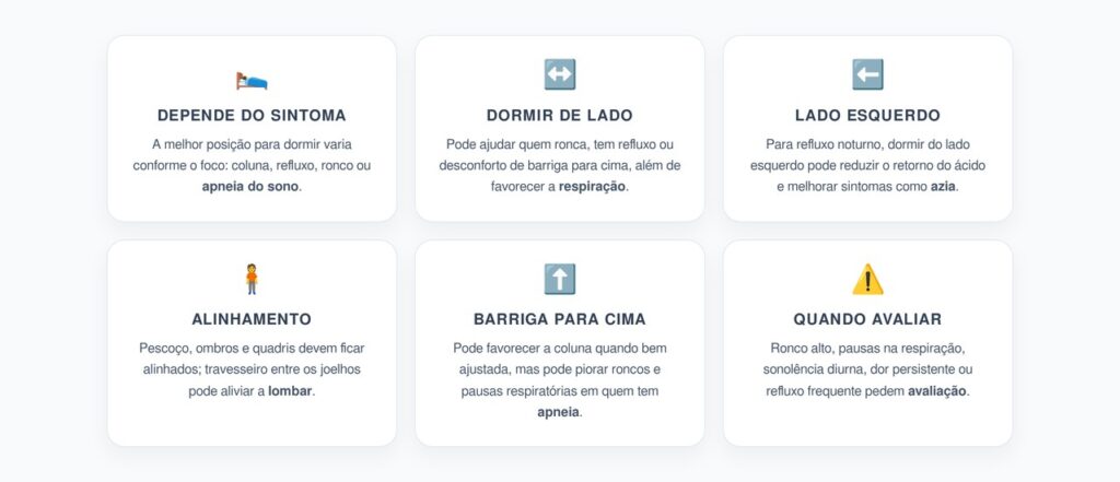 Posição Para Dormir: Como Ajustar Coluna, Refluxo e Apneia