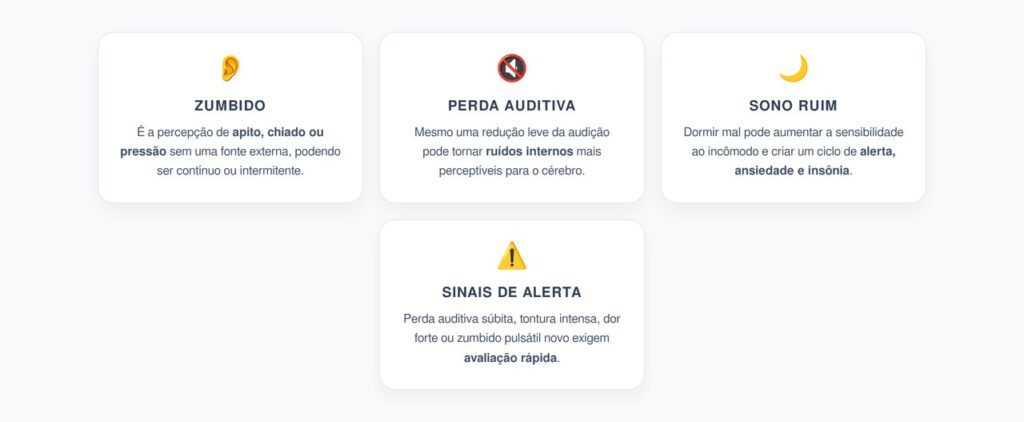 Zumbido Constante: Sono Ruim, Perda Auditiva e Sinais de Alerta