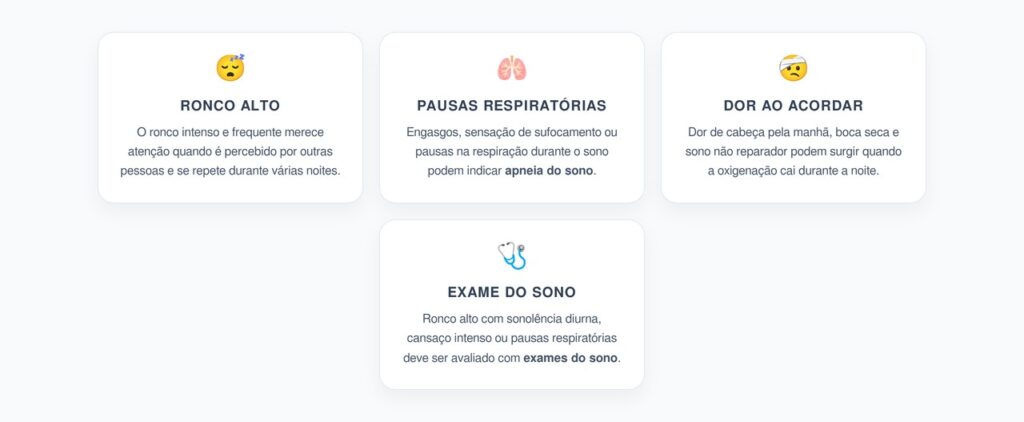 Ronco Alto e Dor de Cabeça ao Acordar: Sinais de Apneia do Sono