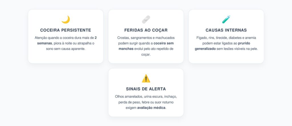 Coceira no Corpo Sem Manchas: Sinais que Podem Revelar Problemas Internos