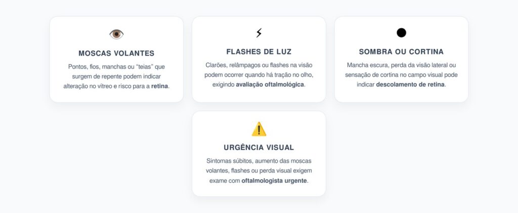 Moscas Volantes e Flashes na Visão: Sinais de Alerta Para a Retina
