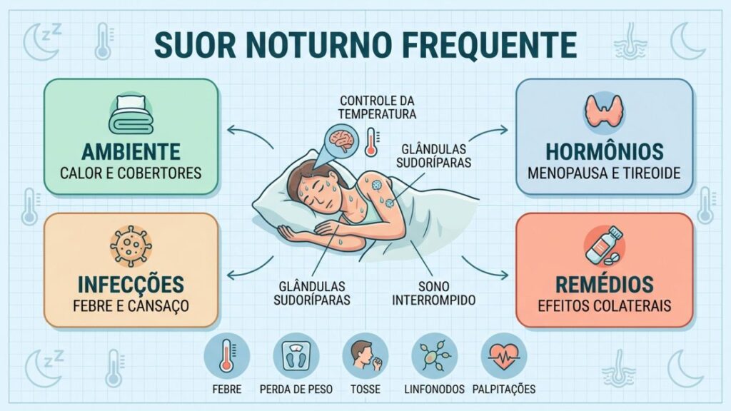 Quatro causas comuns ajudam a diferenciar calor de sinais clínicos.
