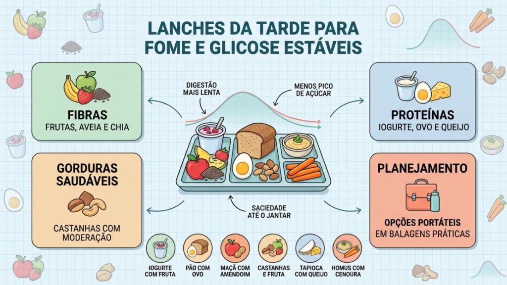 Seis combinações equilibram saciedade, praticidade e menor pico de açúcar.