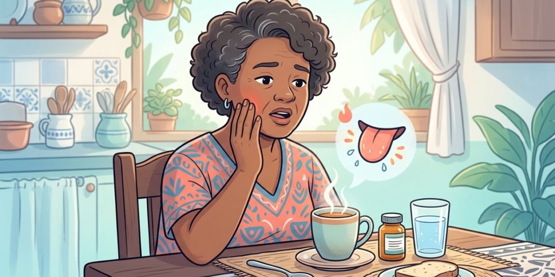 Língua ardendo pode ter relação com falta de vitamina B12, ferro ou boca seca