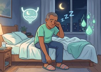 Acordar várias vezes para urinar à noite pode ter relação com apneia do sono ou alterações urinárias