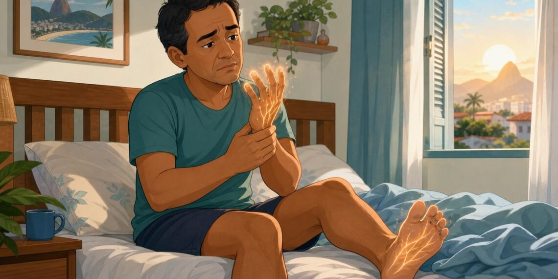 Formigamento Frequente Nas Maos E Nos Pes Ao Acordar Nao E So Ma Circulacao Pode Ser Um Sinal Precoce De Alteracao Nos Nervos