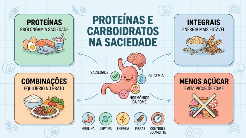 Quatro estratégias alimentares ajudam a controlar a fome ao longo do dia.