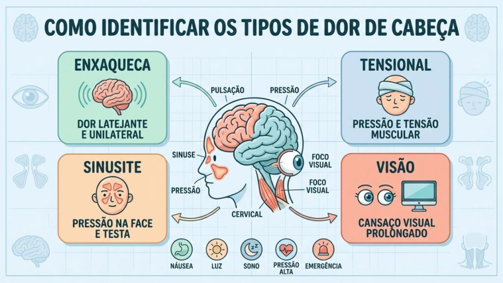 Reconhecer o padrão da dor ajuda a identificar a origem do problema.