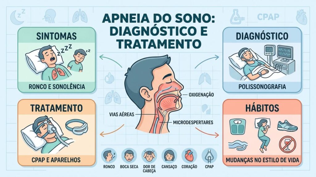 Sintomas, diagnóstico e tratamentos ajudam a controlar a apneia obstrutiva do sono