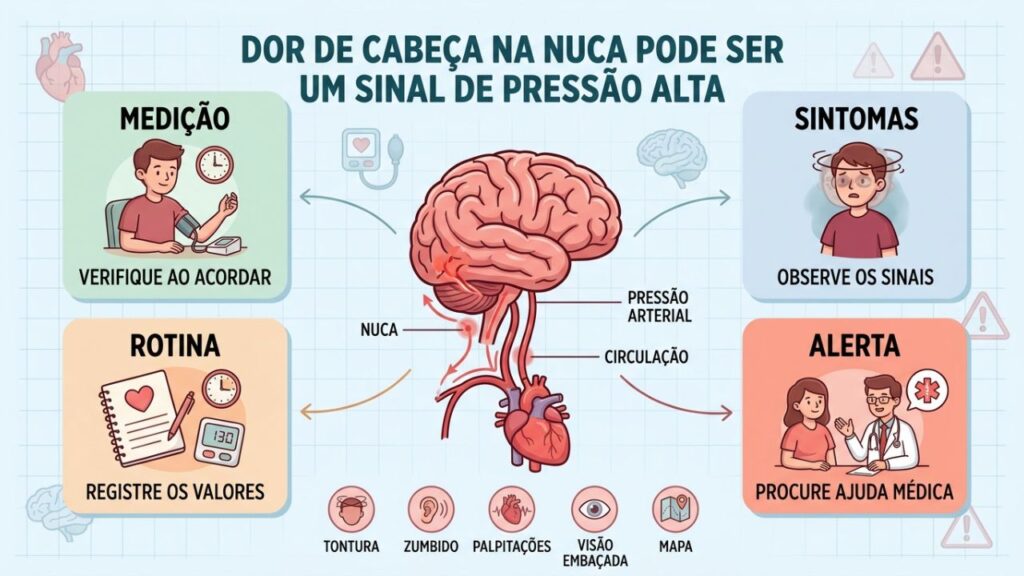 Medição matinal e sintomas associados ajudam a detectar hipertensão precocemente.
