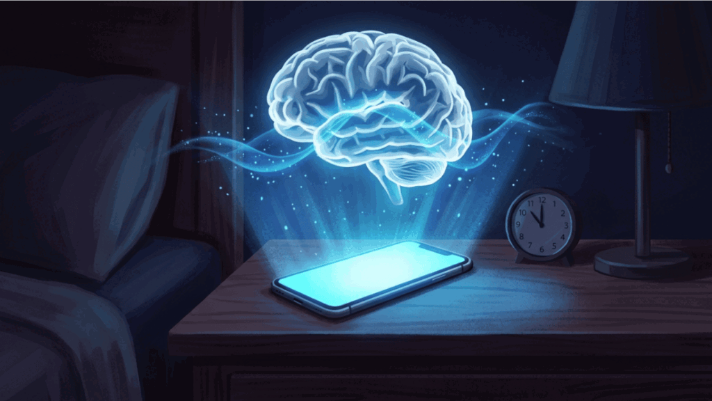 A ausência de luz é o principal sinal que o cérebro recebe para iniciar a produção de melatonina, hormônio responsável por preparar o corpo para dormir.