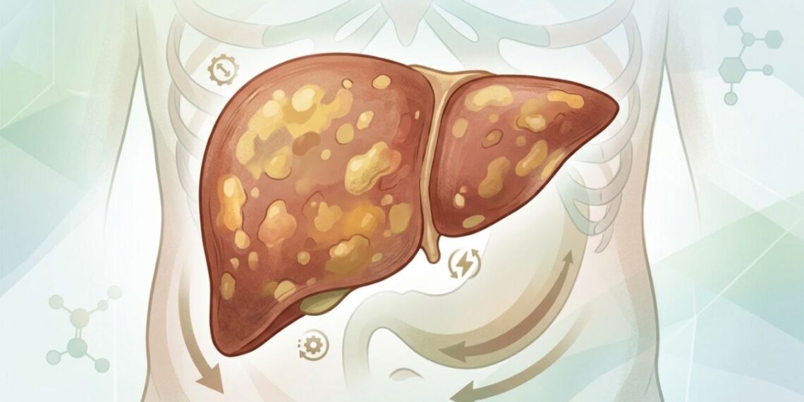 A barriga inchada persistente não se deve apenas à gordura, mas sim, em alguns casos, ao acúmulo de gordura no fígado