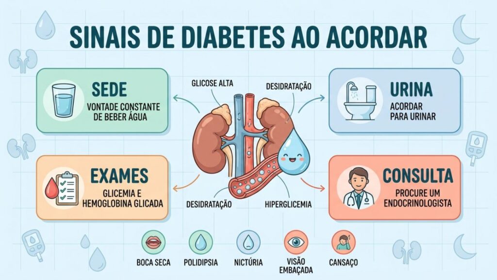 Quatro pilares ajudam a reconhecer os sinais iniciais do diabetes.