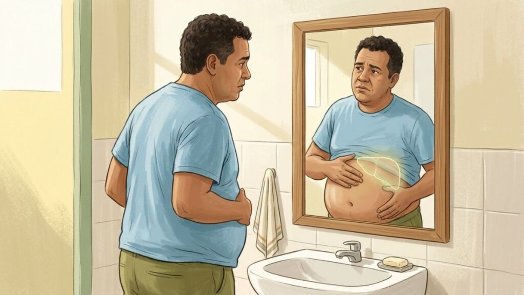 A esteatose hepática está fortemente ligada ao estilo de vida e a condições metabólicas.
