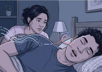 Acordar com o coração acelerado à noite nem sempre significa pesadelo: às vezes é sinal de queda na respiração durante o sono