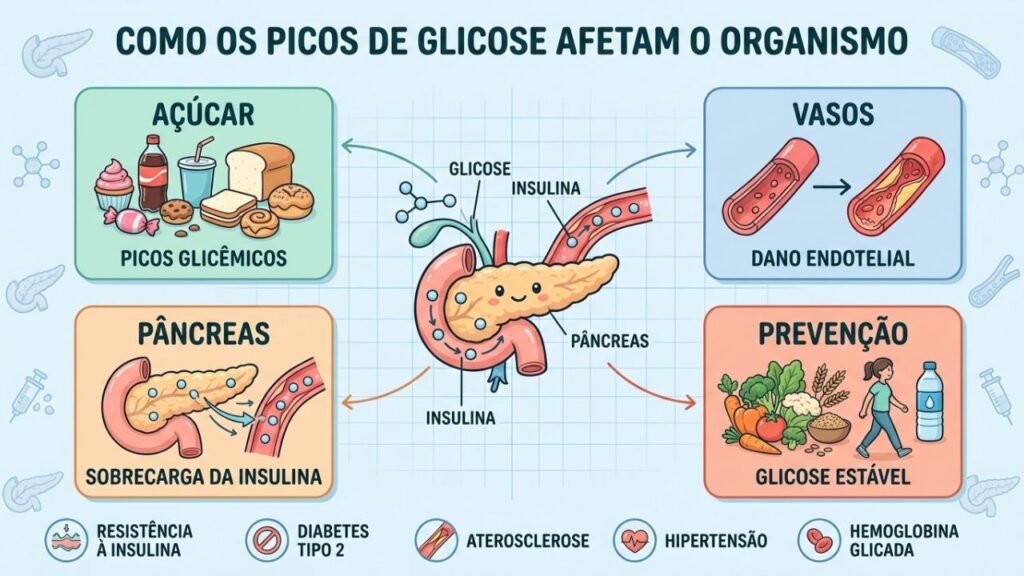 Reduzir açúcar e combinar fibras, proteínas e gorduras ajuda a estabilizar a glicose.