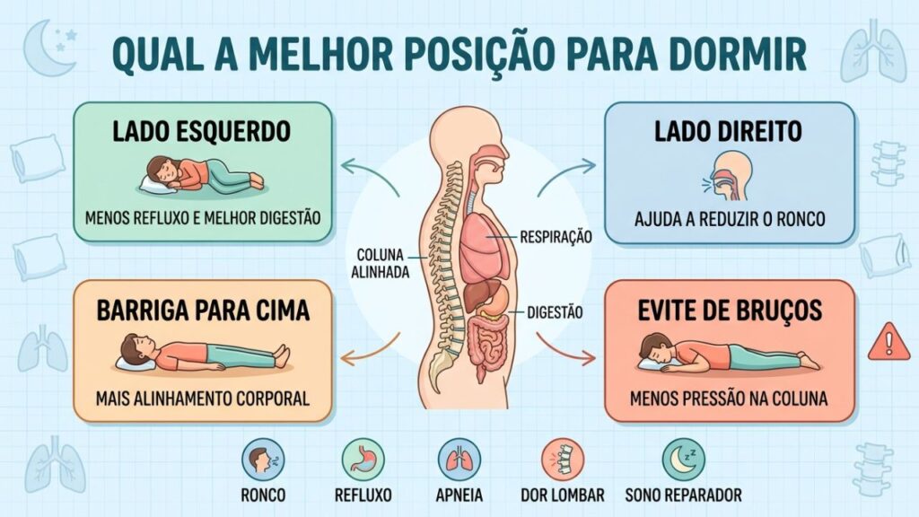 Quatro ajustes simples ajudam a transformar a posição de dormir.