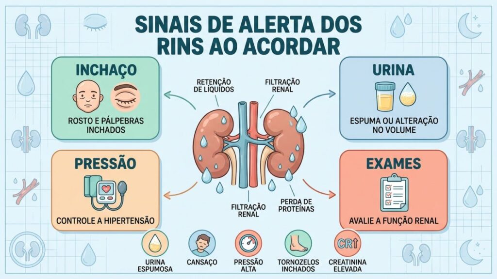 Quatro pilares ajudam a reconhecer sinais precoces de alterações renais.