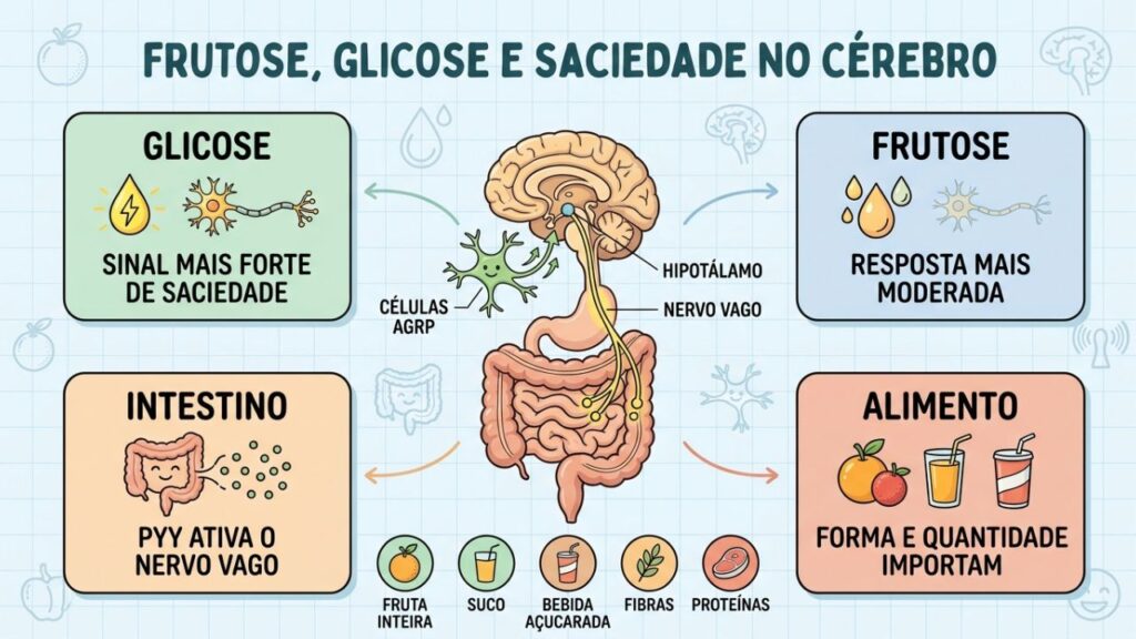 Quatro fatores mostram como açúcares, intestino e cérebro influenciam a fome.