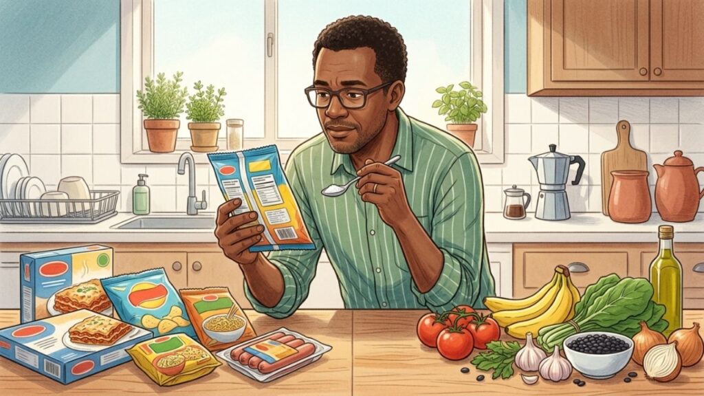 A Organização Mundial da Saúde recomenda o consumo máximo de 5 gramas de sal por dia, o equivalente a cerca de 2 gramas de sódio ou a uma colher de chá rasa.