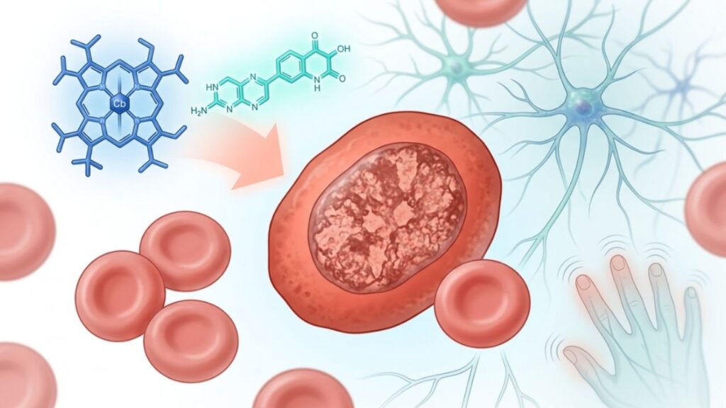 A anemia ocorre quando há diminuição da hemoglobina no sangue, proteína responsável por transportar oxigênio para os tecidos.
